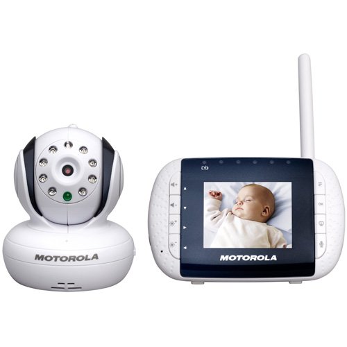 Motorola MBP33 Wireless Video Baby Monitor with Infrared Night Vision and Zoom, 2.8 Inch