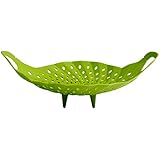 Chef'n Sleekstor VeggiSteam 8-1/2-Inch Silicone Steamer, Arugula