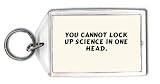 Review SHOPZEUS  / You cannot lock up science in one head. Keychain