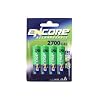 Encore EN0002 - 4 x 2700mAh AA Ni-MH Rechargeable Batteries