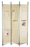 Adesso Lighting HX4804-22 Pocketz Folding Screen Room Divider,