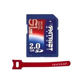 Patriot Signature Line 2gb SD Flash Memory Card 2 GB (Abacus24-7 Velcro Tie Included)