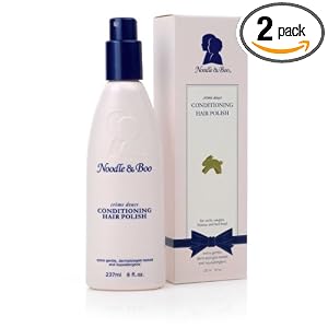 Noodle and Boo Conditioning Hair Polish, 8-Ounce Bottle (Pack of 2) by Noodle & Boo