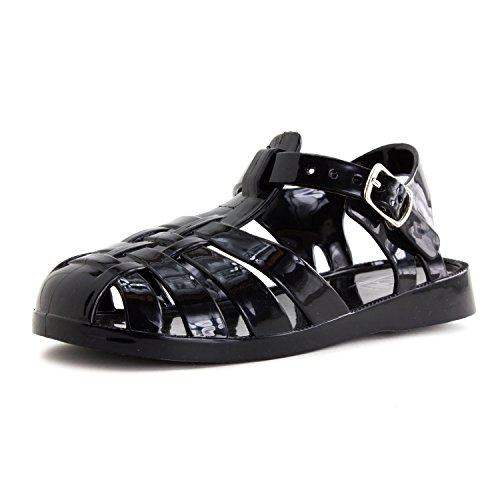 Kali Girls Retro Jelly Buckle Closure Slingback Cloused Toe Sandals (Toddler)