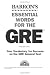 Books : Essential Words for the GRE (Barron's Essential Words for the GRE)