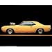 Ron Kimball 1969 Yellow Chevy Camaro Street Rod Art Poster Print - 20" X 16"