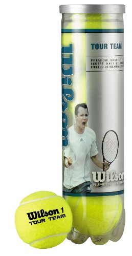 Imagen principal de Wilson TEAM Tour - Tubo de pelotas de tenis, color amarillo