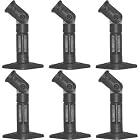 Videosecu 6 Black Satellite Studio Speaker Mounts / Brackets for Walls and Ceilings 1UP
