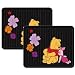 A Set of 2 Molded 14" x 17" Utility Mat - Winnie the Pooh and Piglet Paradise