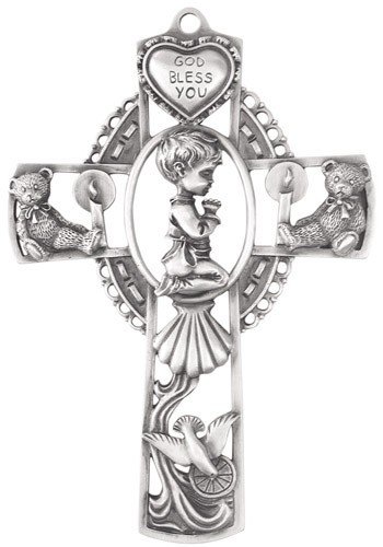 christening cross for baby boy