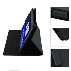 Navitech Exekutive Braune Premium Leder Flip Tragetasche Mit Einstellbarem St�nder F�r das LG Optimus Pad 3D Android 3.0 (Honeycomb)