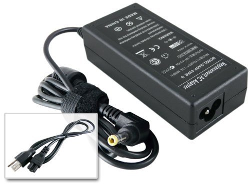 Replacement Laptop Ac Adapter / Notebook Charger / Power Supply Cord for Gateway Liteon Mx Series Notebook Mt6840 / Adp-65hb Bb / Pa-1650-02 19v 3.42a 65w