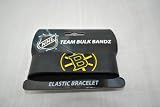 Boston Bruins NHL extra wide 1" bulky Bandz bracelet **NEW**