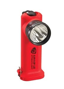 Streamlight 90540 Survivor 6-3/4-Inch LED Flashlight, Right Angle Light, Orange