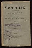 Zoophilie ou sympathie envers les animaux: Psychologie du chien, du chat, du cheval