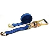2x27' Ratchet Tie Down Towing Strap Automotive Tool