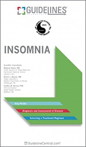 Insomnia Guidelines Pocketcard : American Academy of Sleep M