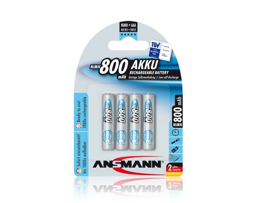 Ansmann 5035042 Micro AAA 800mAh NiMh maxE Akku 4er Set Preisvergleich
