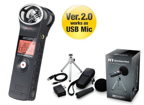 ZOOM Handy Recorder with Accessory Package H1 (Japan Import)