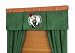 Boston Celtics Pleated Valance and Drapes Set