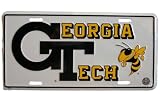 Georgia Tech Yellow Jackets Metal License Plate