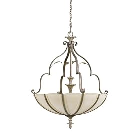 Murray Feiss F2138 3BRB GIS English Palace Three-Light Uplight Fixture in British Bronze... by Murray Feiss