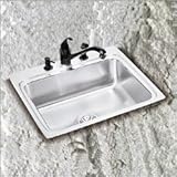 Elkay LRQ17223 Lustertone Lavatory Sink Satin Finish Stainless Steel 17 x 22