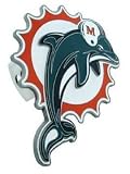 Miami Dolphins Large Logo-Only Hitch Cover - NFL Football Fan Shop Sports Team Merchandise