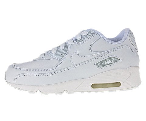 Nike Air Max 90 (Preschool) - White/White, 11 M US