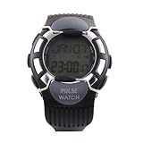 douself Pulse Heart Watch Rate Sport Calorie Counter Monitor Watch with Backlight Display
