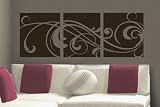 Best Price Windy Scroll Paneling vinyl wall lettering words sticky art home decor quotes stickers decals, 16