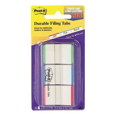 Post-it Durable Index Tabs, 1