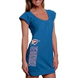 NCAA Oklahoma City Thunder Ladies Tunic Dress - Light Blue (Small)