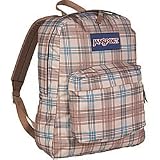 JanSport SuperBreak Classic Backpack (Classic Tan Prepschool Plaid)