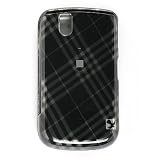 Premium Design Hard Crystal Snap-on Case Cover for Blackberry Tour 9630 Case - Cool Smoke Checkers Print