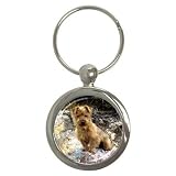 Australian Terrier Key Chain (Round)