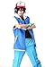 Pokemon Ash Ketchum Cosplay Costume Set(Jacket+Gloves+Hat)