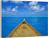 Boat on the Pacific Ocean - 20 Inch Canvas Print (51 cm) by Robert Harding