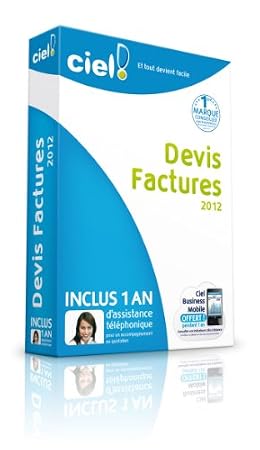 Ciel Devis Factures 2012 + 1 an d'assistance téléphonique