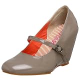 80%20 Women's Lily Patent Covered Wedge,Smoke,8 M