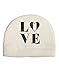 TooLoud Love Splatter Child Fleece Beanie Cap Hat