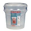 Cambro RFS6PPSW2190 6-Quart Round Food-Storage Container with Lid, Set of 2 ~ Cambro