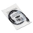 CAT 5E 10100Base T Patch Cables 3 ft Snagless Black