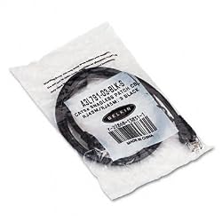 CAT 5E 10100Base T Patch Cables 3 ft Snagless Black