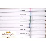 Short Queen Sheet Sheet for Campers and RV's 60x75 White Percale with Navy Trim