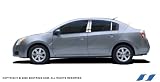 2007-2008 Nissan Sentra Pillar Posts :: 304 Stainless Steel Chrome Plated Pillar Post :: 6pc. Set!