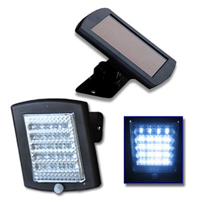 Solar Powered Outdoor Motion Sensor Garage Light with 36 Ultra Bright LED