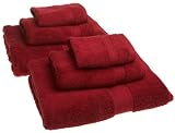Famous Maker  6 Piece Towel Set, Burgundy