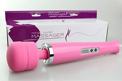 Magic Wand Personal Massager 10 Speeds Powerful Motor for Strong Vibrations Pink