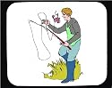 Mauspad mit der Grafik: K&ouml;rper, violett, Leute, Individuums, Personen, Angeln, Menschen, Rod, Person, Einzelpersonen, menschlich, Krabbe